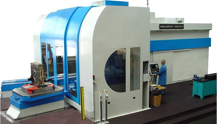 High-precision boring mill µPM 1500 modernized and relocated by WaldrichSiegen