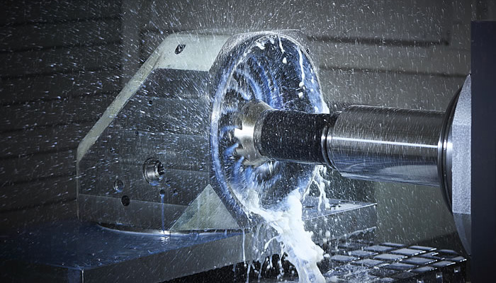 Machining of a milling unit with the highest precision